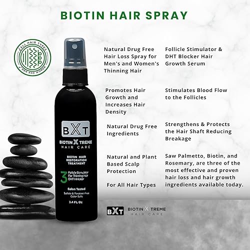 Miniatura 2 de Biotin Xtreme Biotin Spray de restauración capilar y suero para el crecimiento del cabello