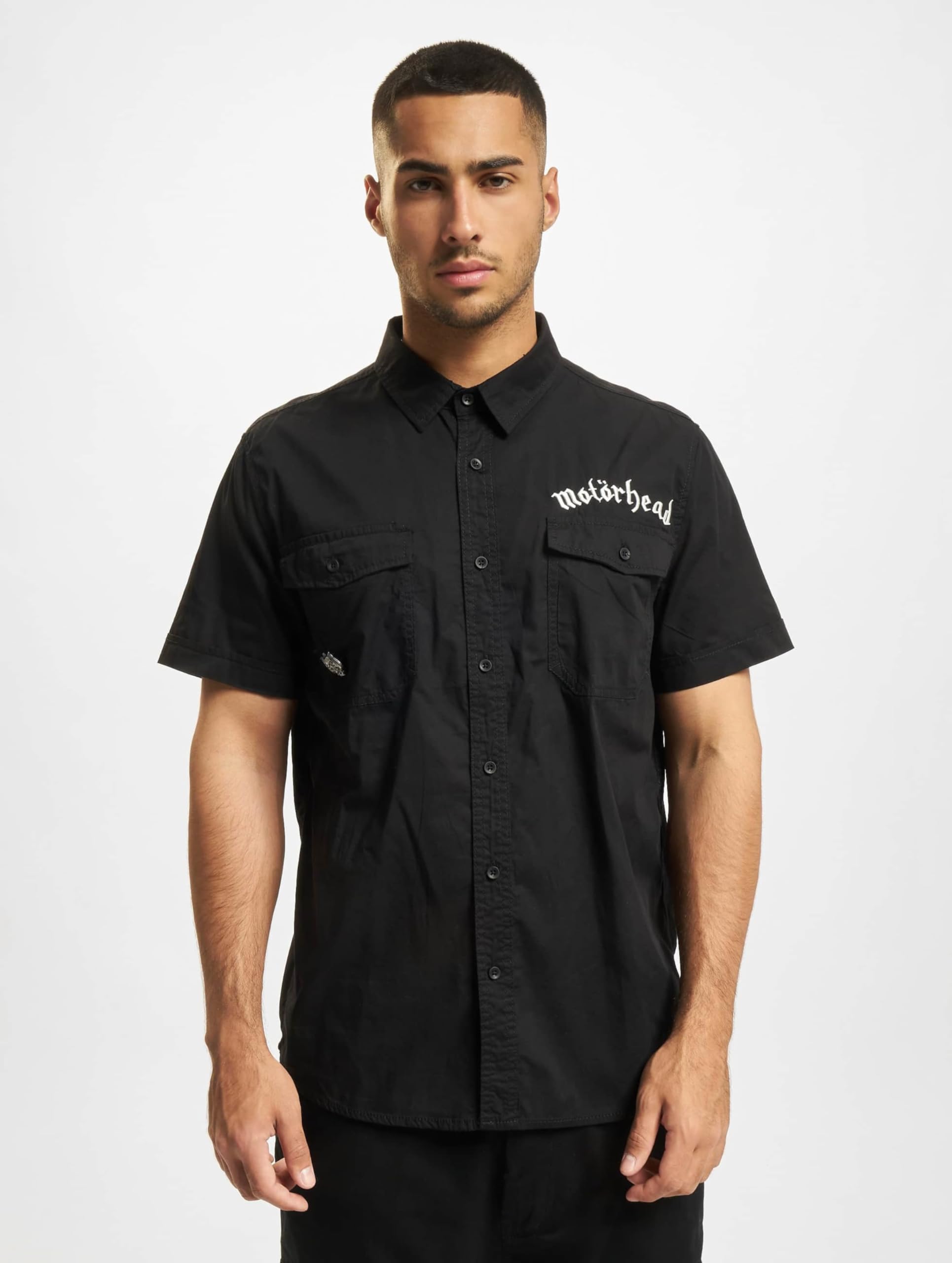Brandit Motörhead Shirt Short Sleeve Camicia Uomo (Pacco da 1)