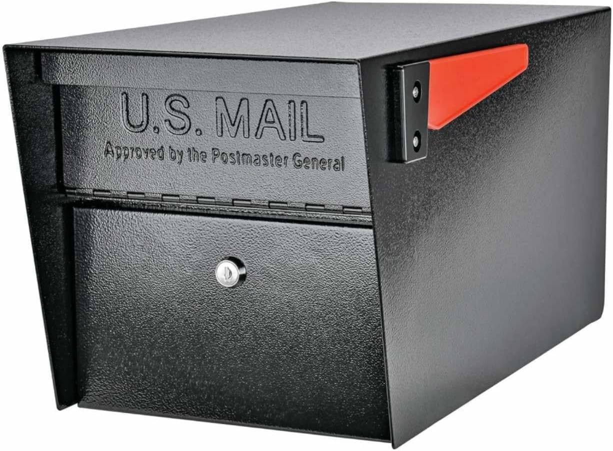 Large Locking Mailbox for Outside 21" x 11.2" x 10.5" – Heavy Duty Galvanized Steel Security Mailbox with Key Lock, Weatherproof Anti-Theft Outdoor Mail Box, Large Capacity Modern Mailbox