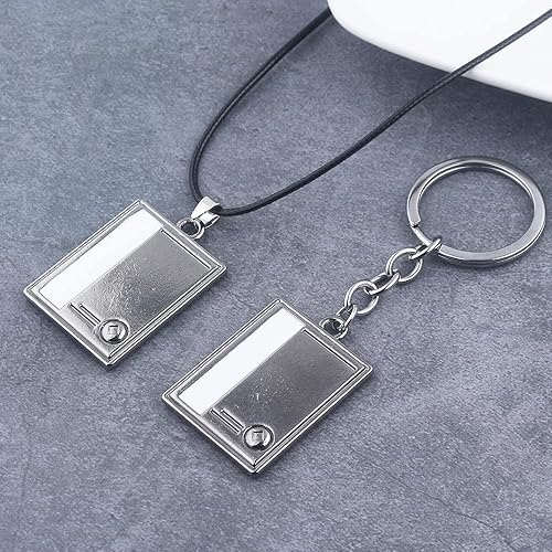 Miniatura 7 de SONGCHANGJEWELRY Llavero de collar Hunter & Hunter HxH Anime GON Killua Kurapika Cosplay Regalos de Navidad para hombres y mujeres