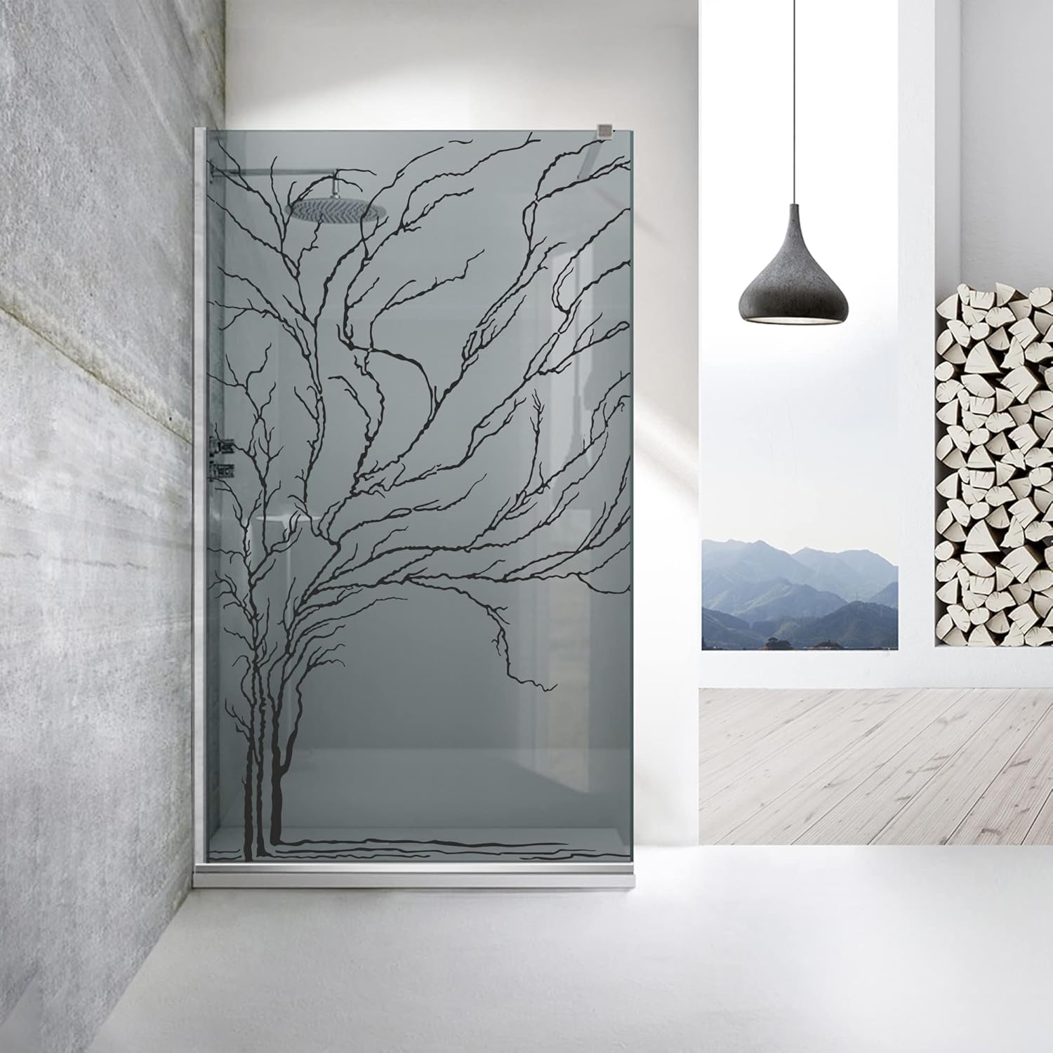 Paroi de douche Aqua Roy modèle INOX Tree 70 cm à partir de 70/80/90 ...