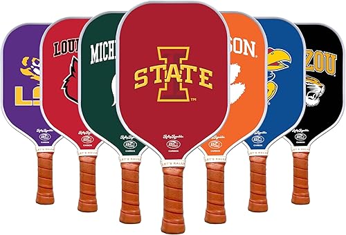 Miniatura 36 de Raqueta de pickleball colegial oficialmente licenciada - Raqueta aprobada por la Asociación de Pickleball de EE. UU. - Núcleo de nido de abeja