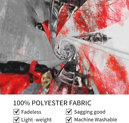 Miniatura 5 de Ultaro Tapiz rojo de la torre Eiffel de París para colgar en la pared, tapiz para el día de San Valentín, telón de fondo para dormitorio,