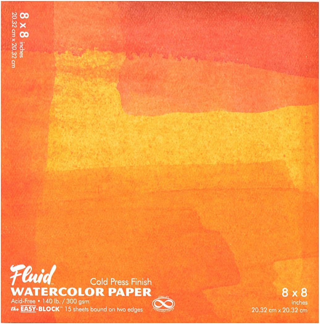 Fluid Easy Block Fluid Watercolor Blocks 16 in. x 20 in. Block