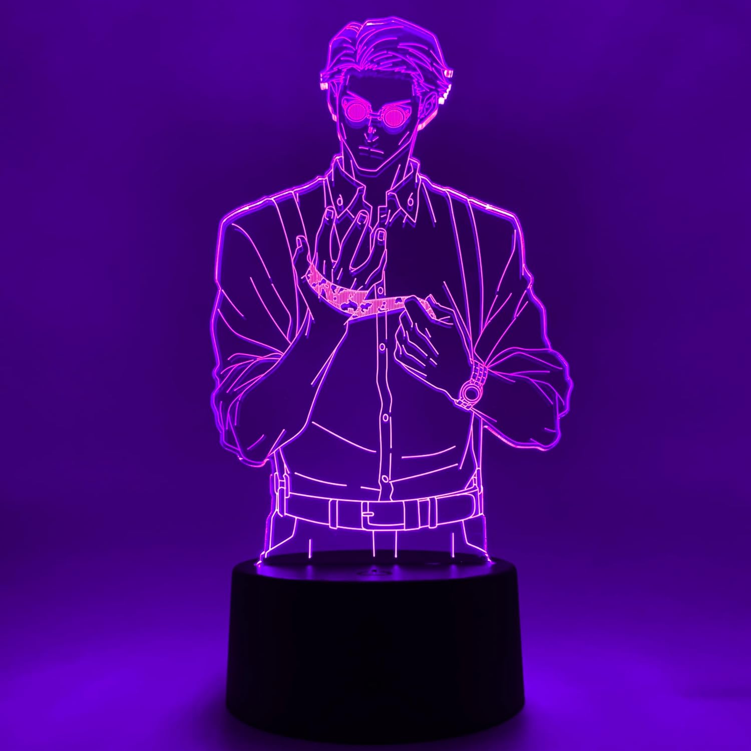 Otaku Lamps Jujutsu Kaisen - Kento Nanami (Shibuya) Anime Night Light, 16 Color RGB LED – Gift for Otaku