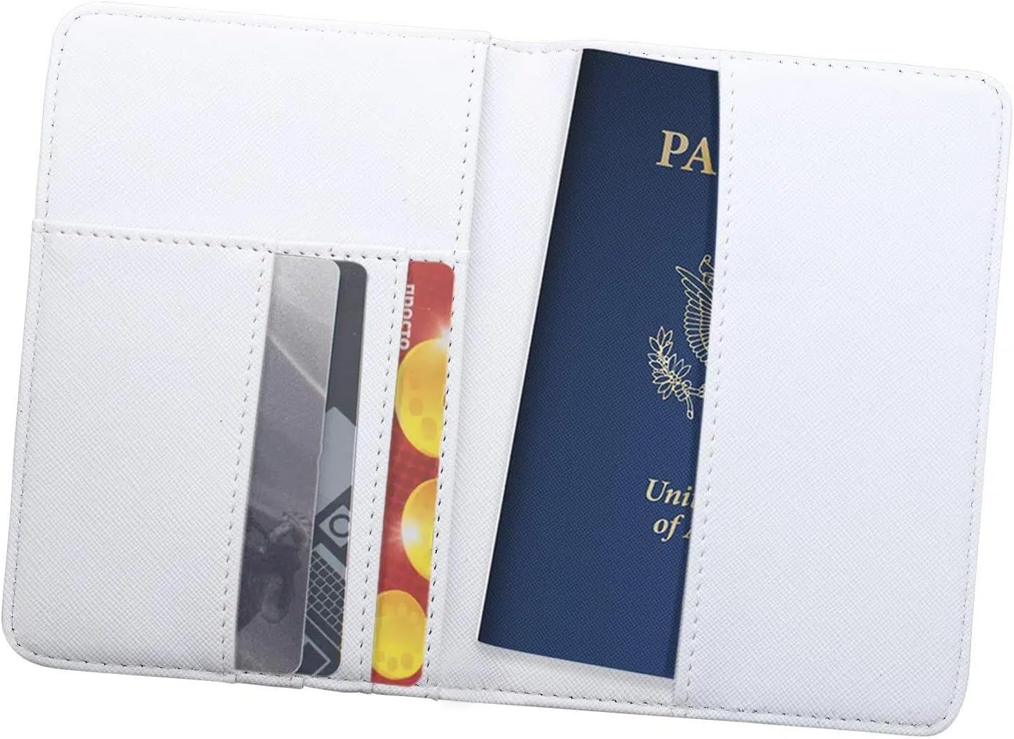 Frienda 2 Pcs Passport Holder Covers Waterproof Leather image 3