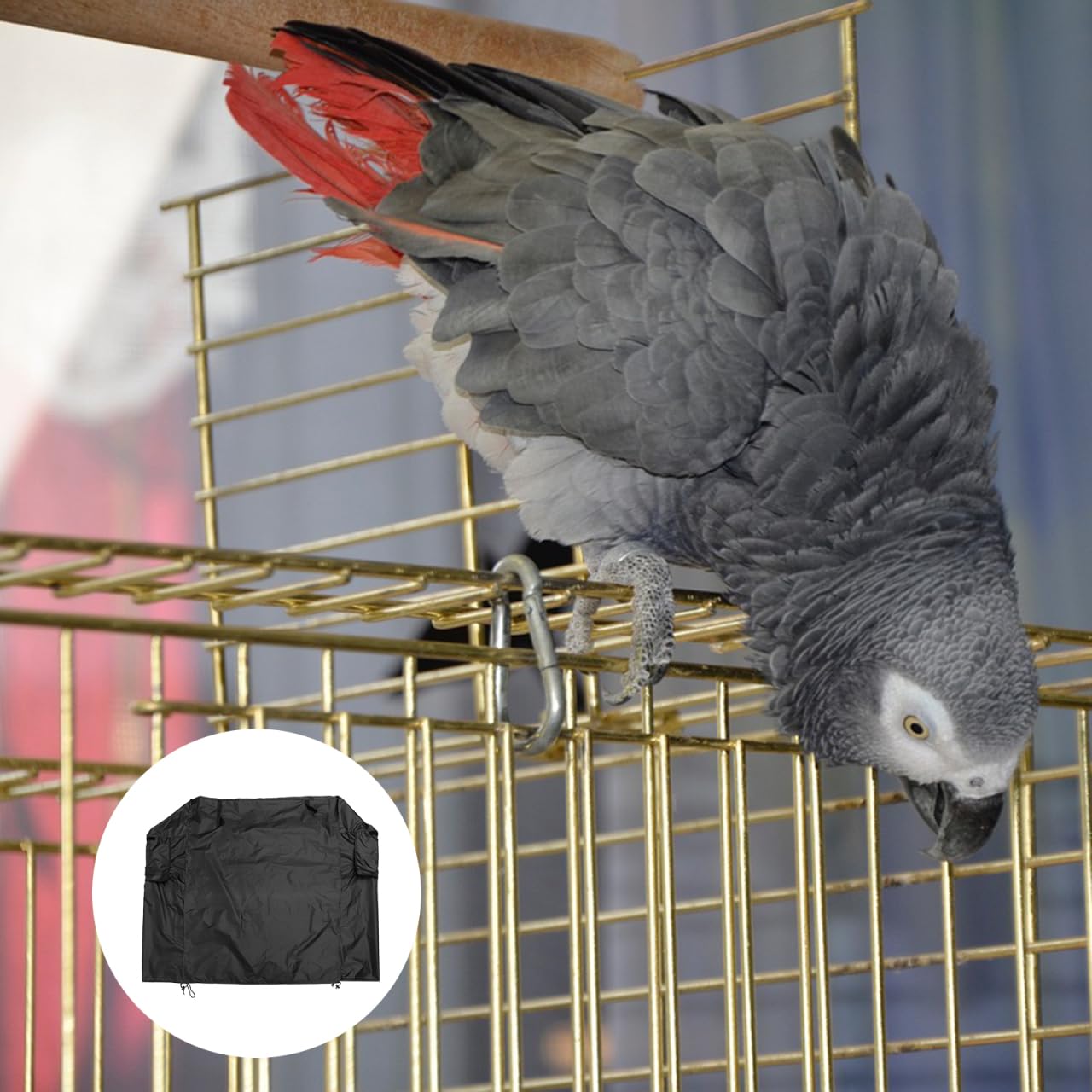 Schwarz Vogelkäfig Abdeckung Blackout Kleine Haustier Käfig Abdeckung Gute Nacht Abdeckung Waschbar Wasserdicht für Vogel Critter Kleine Tier Katze Kaninchen Papagei Käfig Zubehör