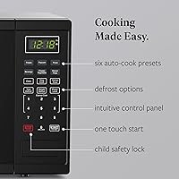 Vista 3 de Farberware - Horno microondas de encimera de 1.1 pies cúbicos – 1000 vatios de potencia, configuraciones de cocción automática, descongelación