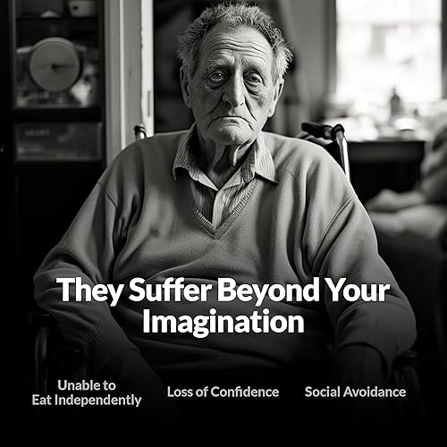 Miniatura 2 de GYENNO Utensilios adaptativos para temblor de manos, juego de cuchara y tenedor Parkinson ligero con soporte de temblor en tiempo real, utensilios