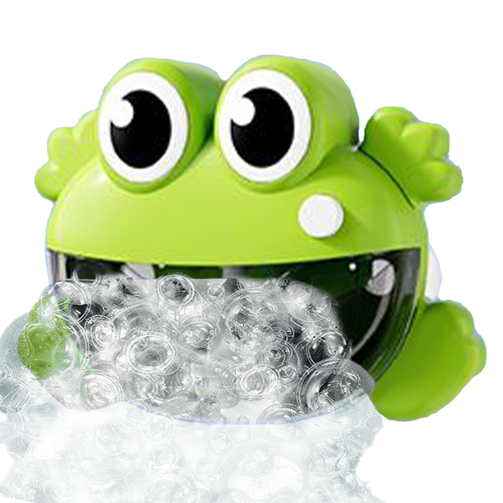 Máquina de Burbujas para Bañera – Juguete de Rana Montado, Dispensador de Espuma de Agua Suave para Bebés y Niños Pequeños | Juguete de Baño Creativo para Uso en Casa, Entretenimiento de
