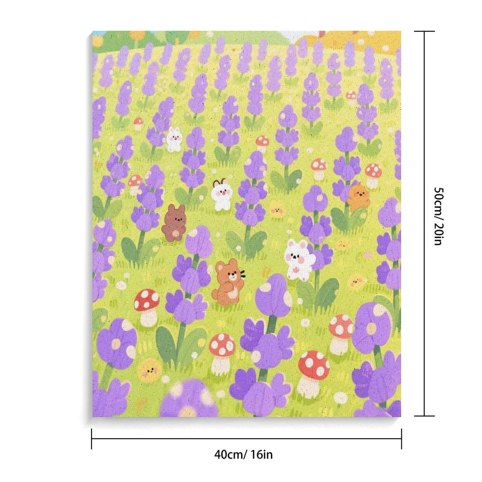 KOAYUBFC Malen-nach-Zahlen-Set für Erwachsene, Anfänger, Erwachsene, Malen nach Zahlen, Kits auf Leinwand, DIY-Acryl-Ölfarben, Gemälde mit Pinseln für Geschenk, Heimdekoration, Wanddekoration