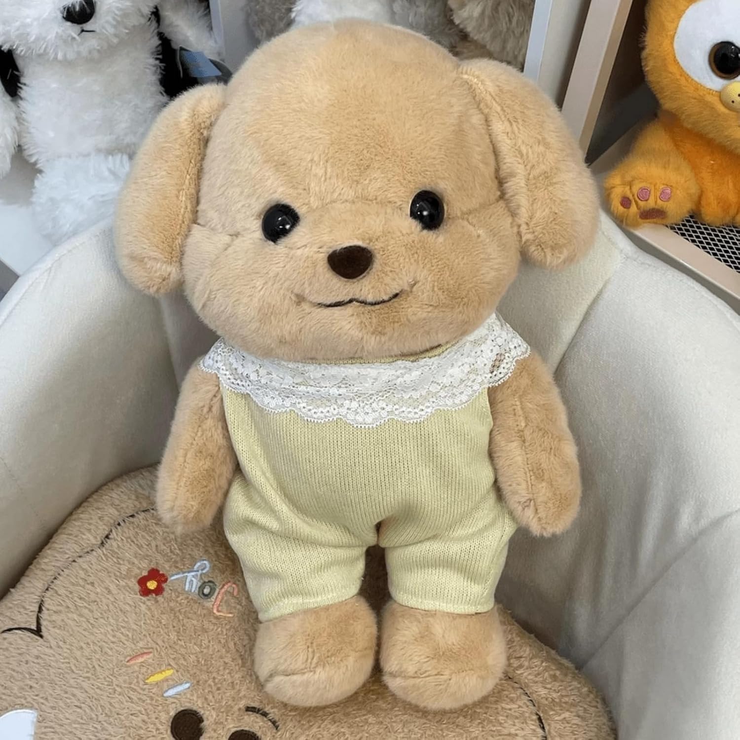 Amazon.co.jp [Hushan] プードル ぬいぐるみ 非公式 パピー おもちゃ 20cm/30cm 犬 抱き枕 いぬ だきまくら