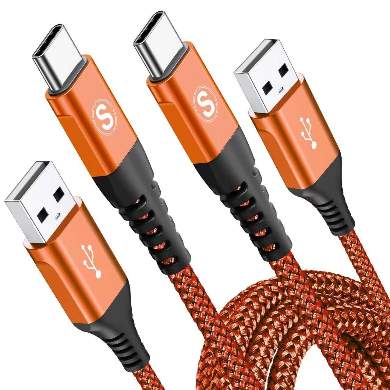 Cavo USB C [2 Pezzi 3m] Cavo USB Tipo C Ricarica Rapida 3.1A USB A a USB C Nylon per i Phone 17 16 15 Plus Pro Max,Samsung Galaxy S26/S25/S24/S23 a S8,Note20,M31,M30,A70,A54,A53,LG,Xiaomi,Huawei,Pixel