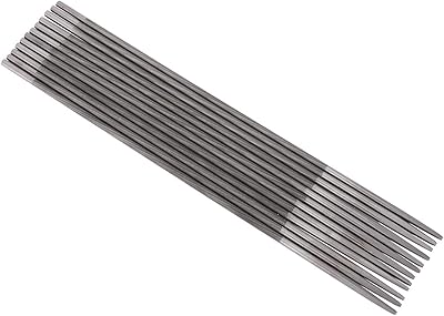 HERCHR Chainsaw File 12Pcs Chainsaw Sharpener File 4mm 5/32inch Round Chain Saw Sharpener Chainsaw Accessories Woodworking Chain Saw File