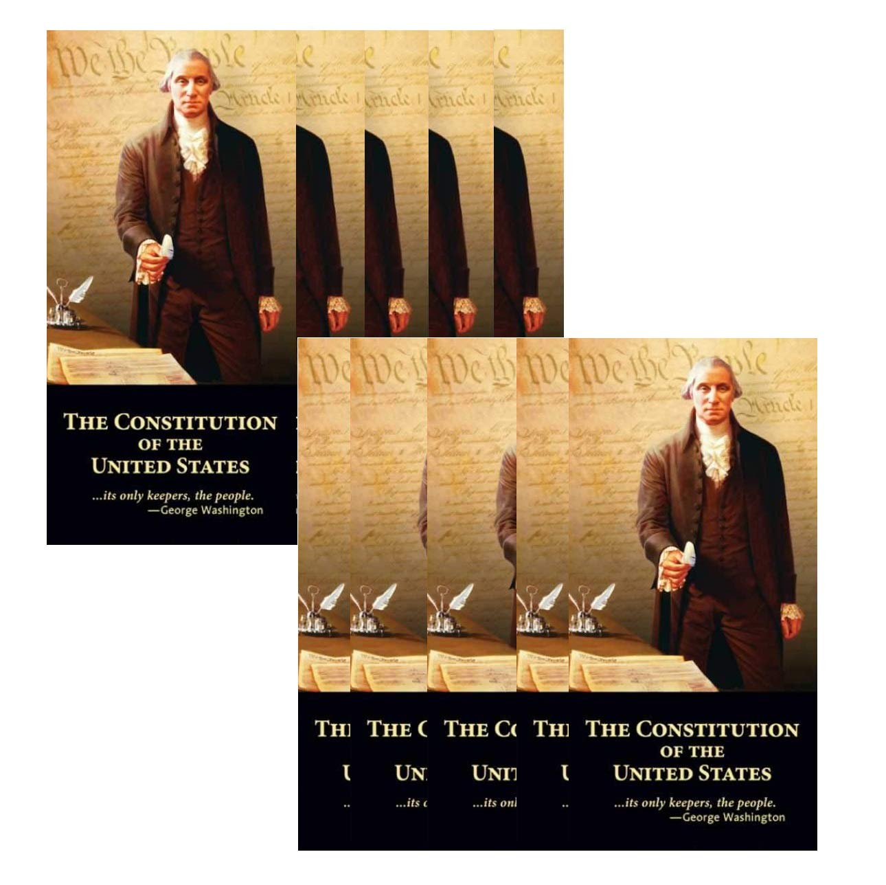 The United States Constitution and Declaration of Independence (Set of 10 Pocket Edition Booklets)