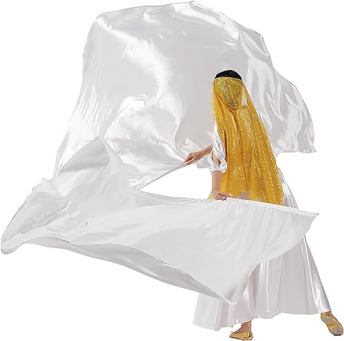 Miniatura 5 de Wuchieal Banderas de adoración semicírculo grandes y suaves de 74 x 55 pulgadas, bandera de semicírculo de satén con varillas escalables, 1 par