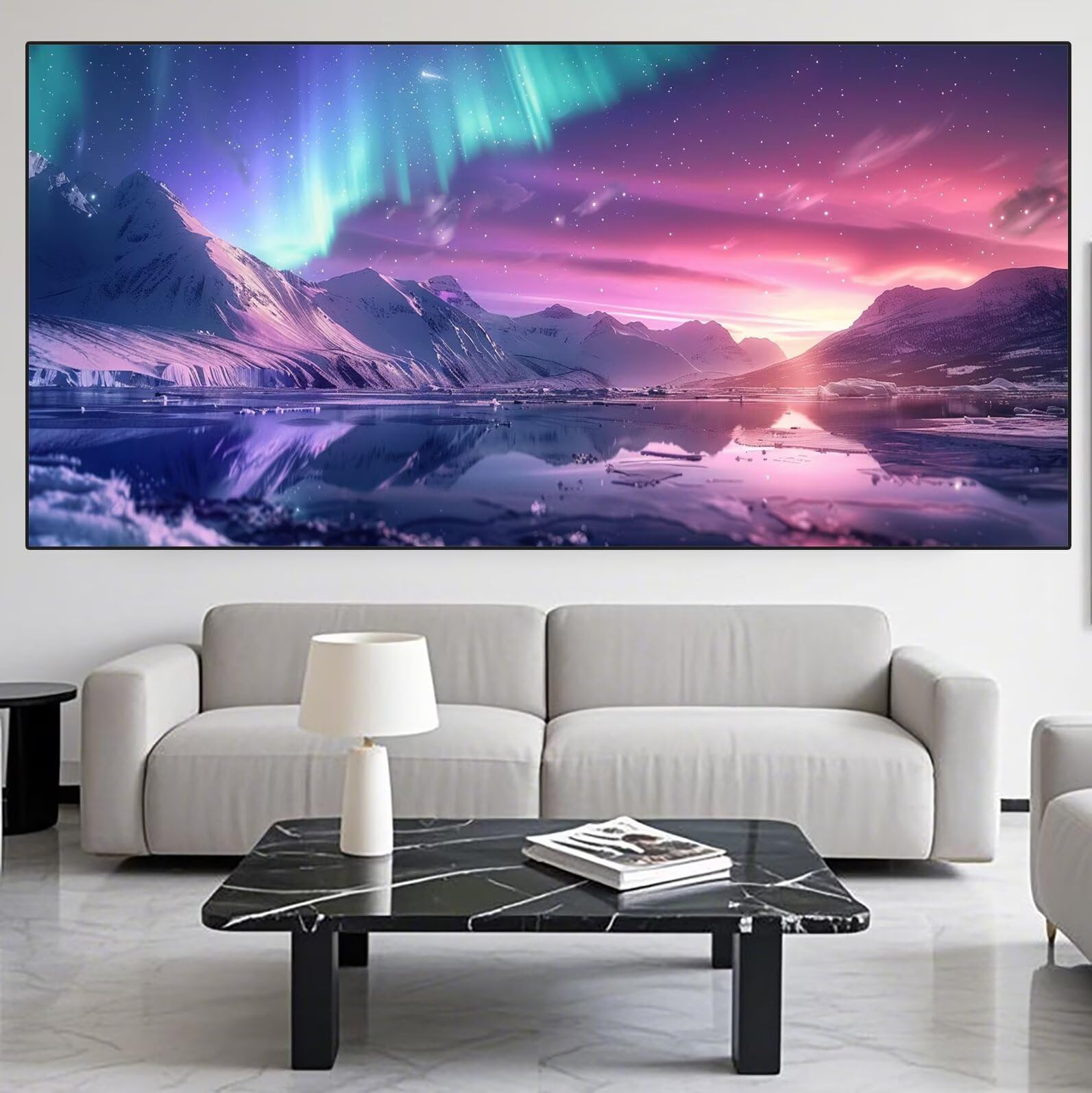 Aurora Diamond Art Lake Diamond Painting Arts and Crafts dla dorosłych, zestawy do malowania diamentami 5D, dorosłych, Crysta, haft krzyżykowy, zestaw do haftowania DIY dla początkujących, dekoracja