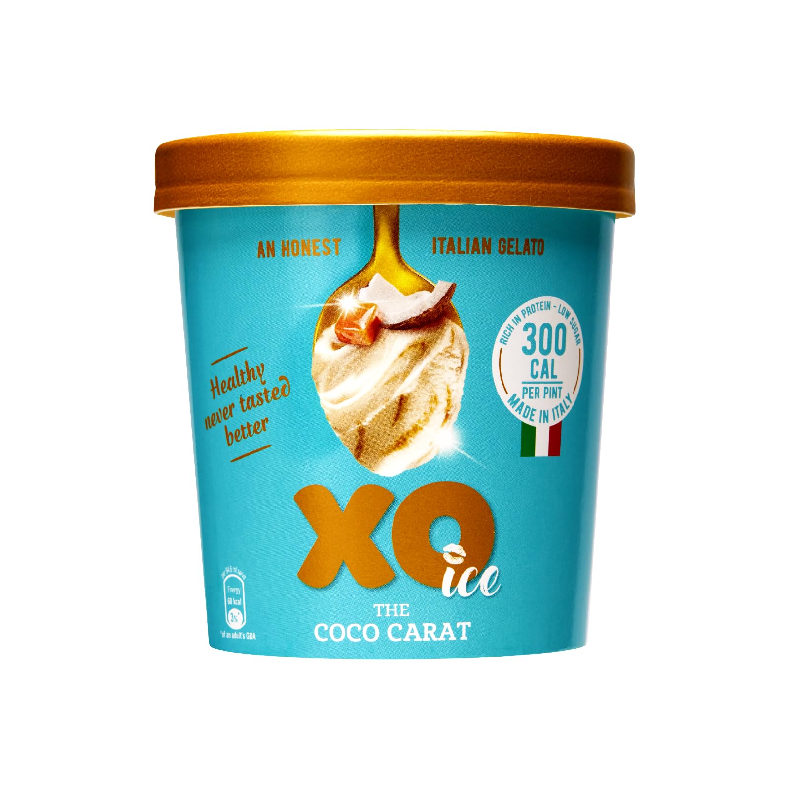 XO Ice The Coco Carat Low Calorie, High Protein Coconut Gelato