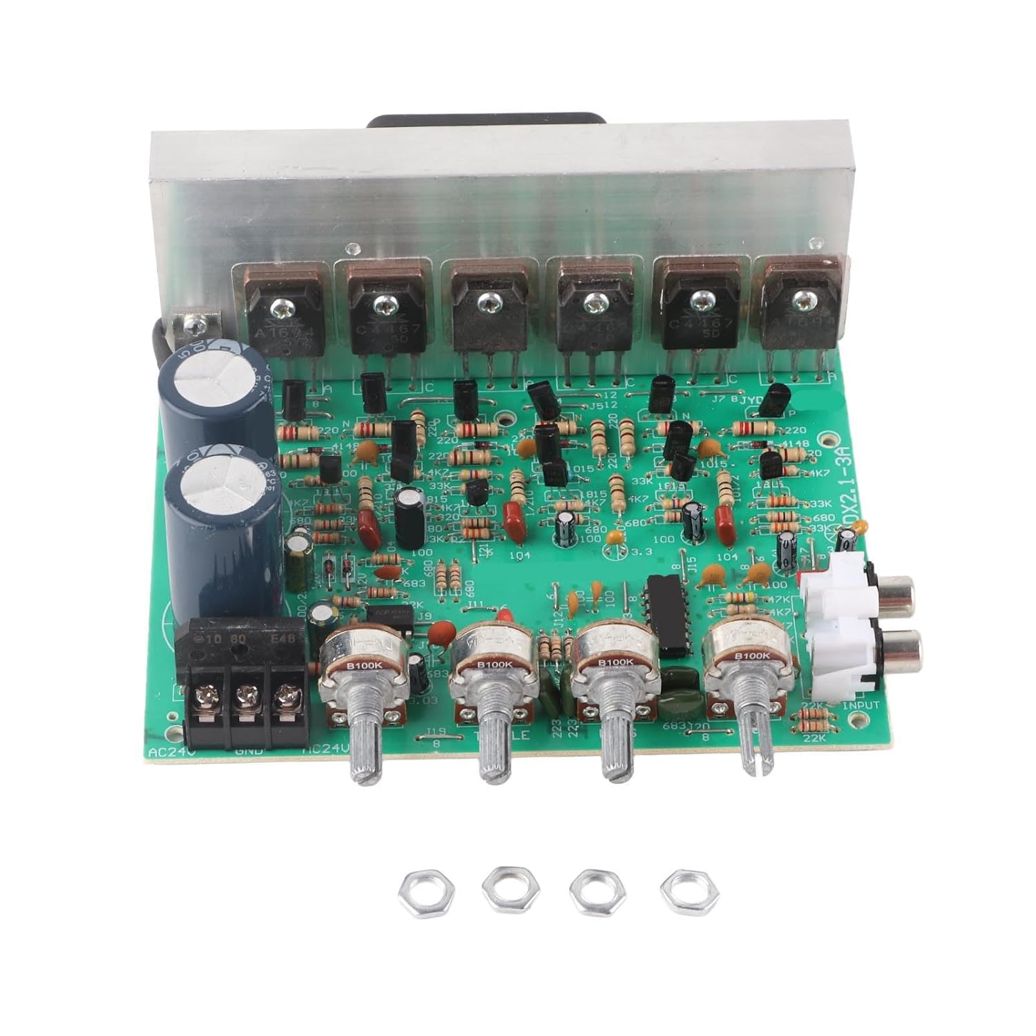 Amplifier Board 240W High Power 2.1 Subwoofer Power Amplifier Board 3 Channel Audio Amplifier Board Home Theater