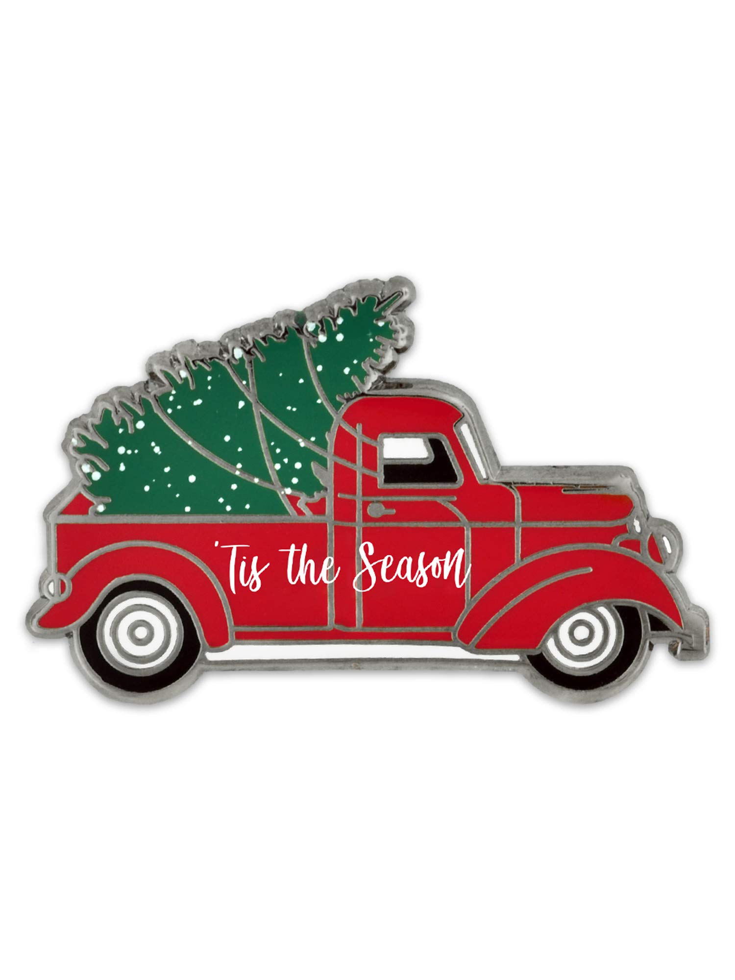 PinMart's Festive Christmas Holiday Candy Cane Noel Enamel Lapel