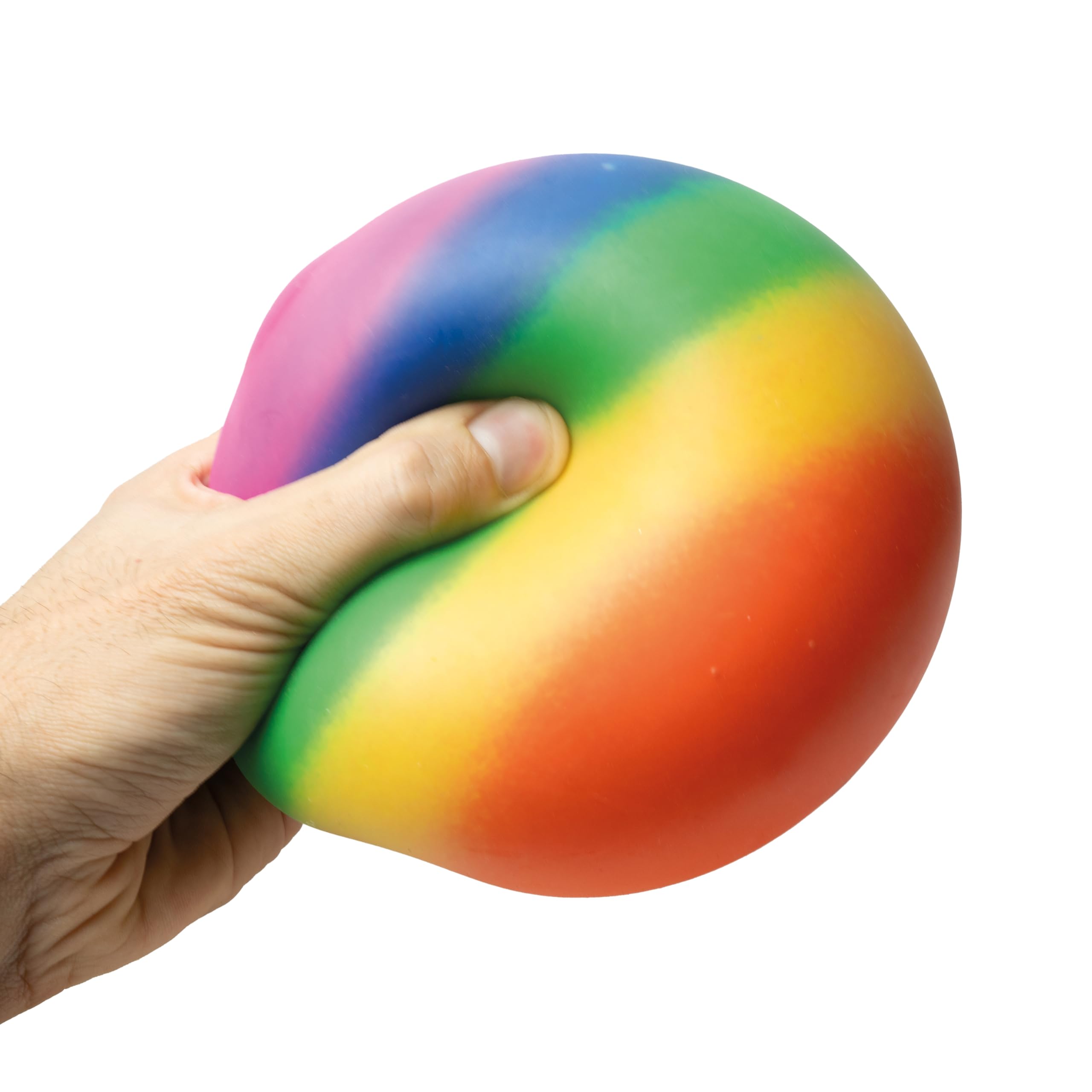 #winning Giant Rainbow Stress Ball 10" Large Anti-Anxiety Hand Fidget Relief Aid