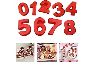 Silicone Numbers Cake Molds: 3D Baking Extraordinaire!