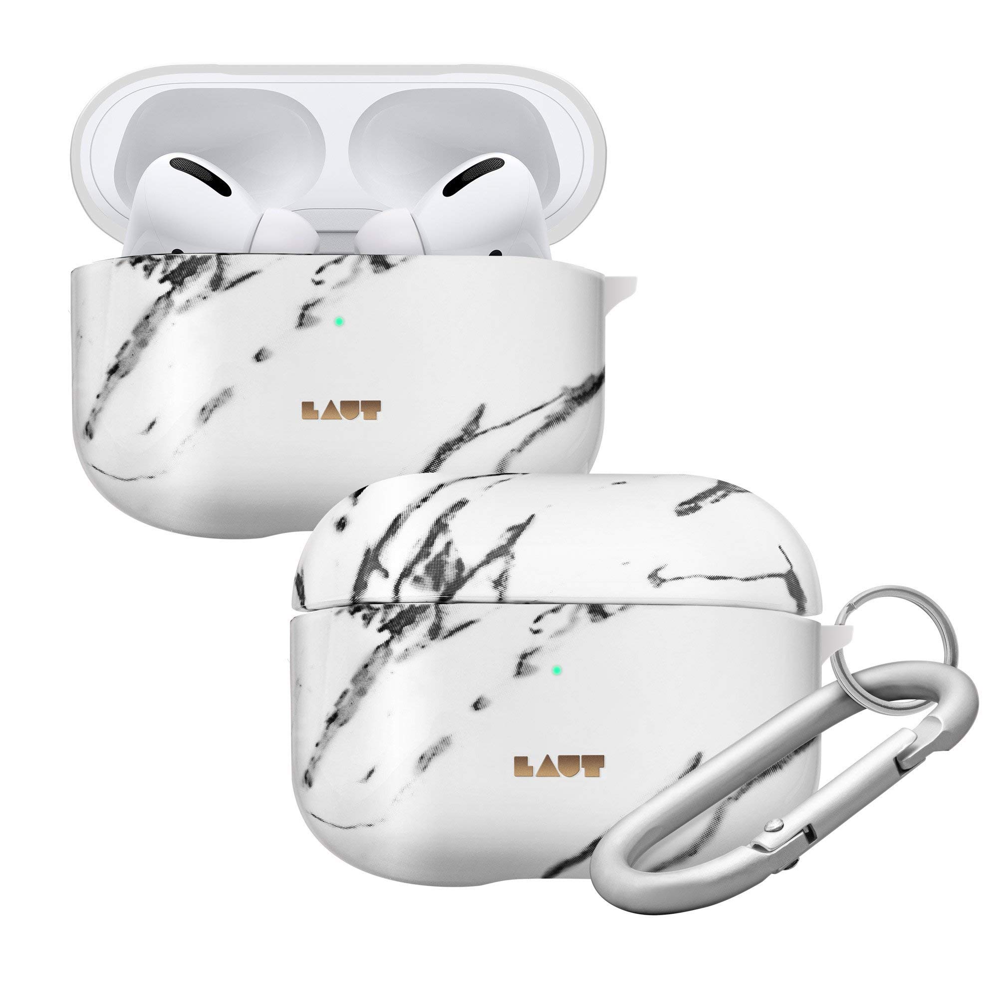 Amazon.co.jp: LAUT AirPods Pro ケース HUEX ELEMENT MARBLE WHITE
