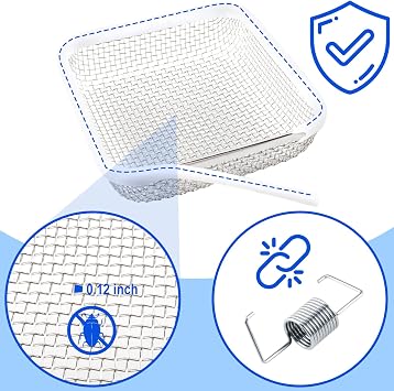 BFXM 2 Pack RV Furnace Vent Cover