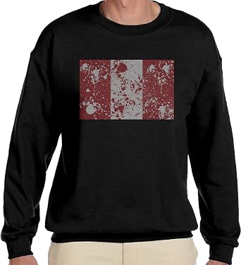 Amazon.com: Amdesco - Sudadera para hombre, diseño de bandera peruana con  abstracto y cuello redondo : Ropa, Zapatos y Joyería