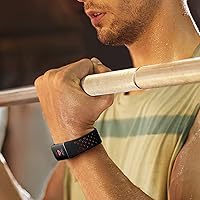 Vista 5 de Getino Bandas compatibles con Fitbit Charge, correas deportivas de repuesto ajustables transpirables suaves para Fitbit Charge 5/6, Negro