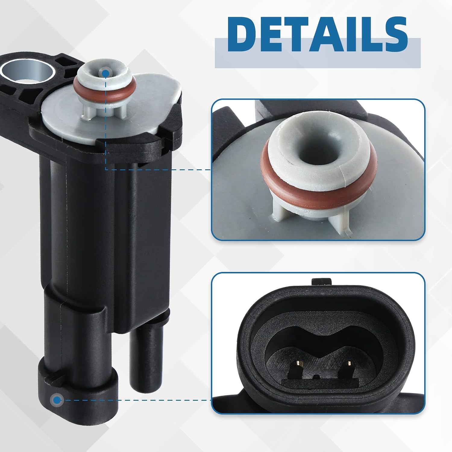 12581282 Vapor Canister Purge Valve Solenoid Compatible with 2004-2009 Chevy Express Silverado 1500 2500 3500 GMC Savana Sierra Yukon Cadillac Escalade Buick Hummer OE 214-1105