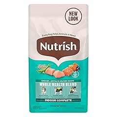 Rachael Ray Nutrish Indoor Complete Premium Natural Dry Cat Food, Chicken with Lentils & Salmon Recipe, 6 Pounds (Packaging May Vary)