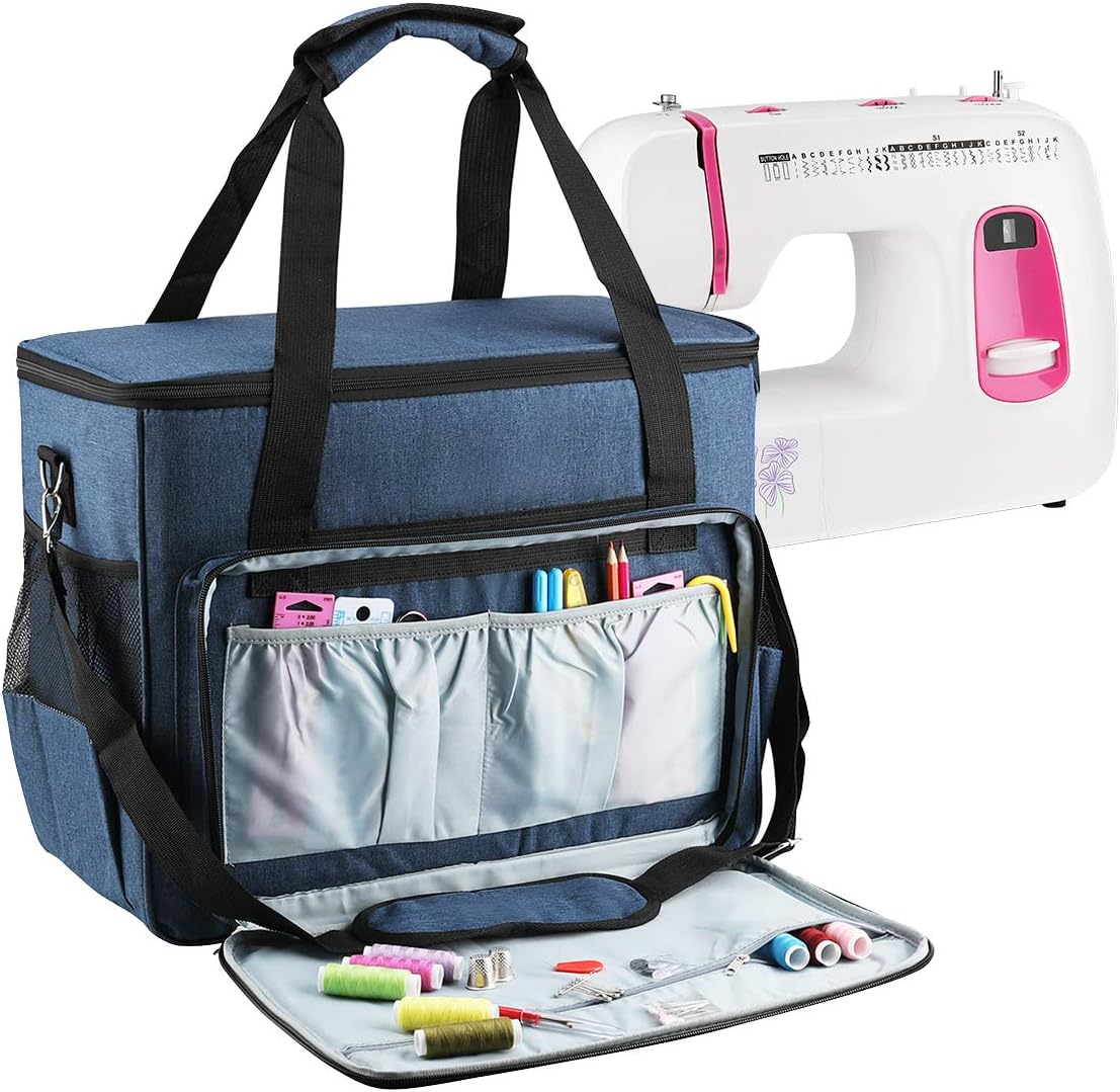 JOZEA Sewing Machine Bag Waterproof Sewing Machine Tote Bag