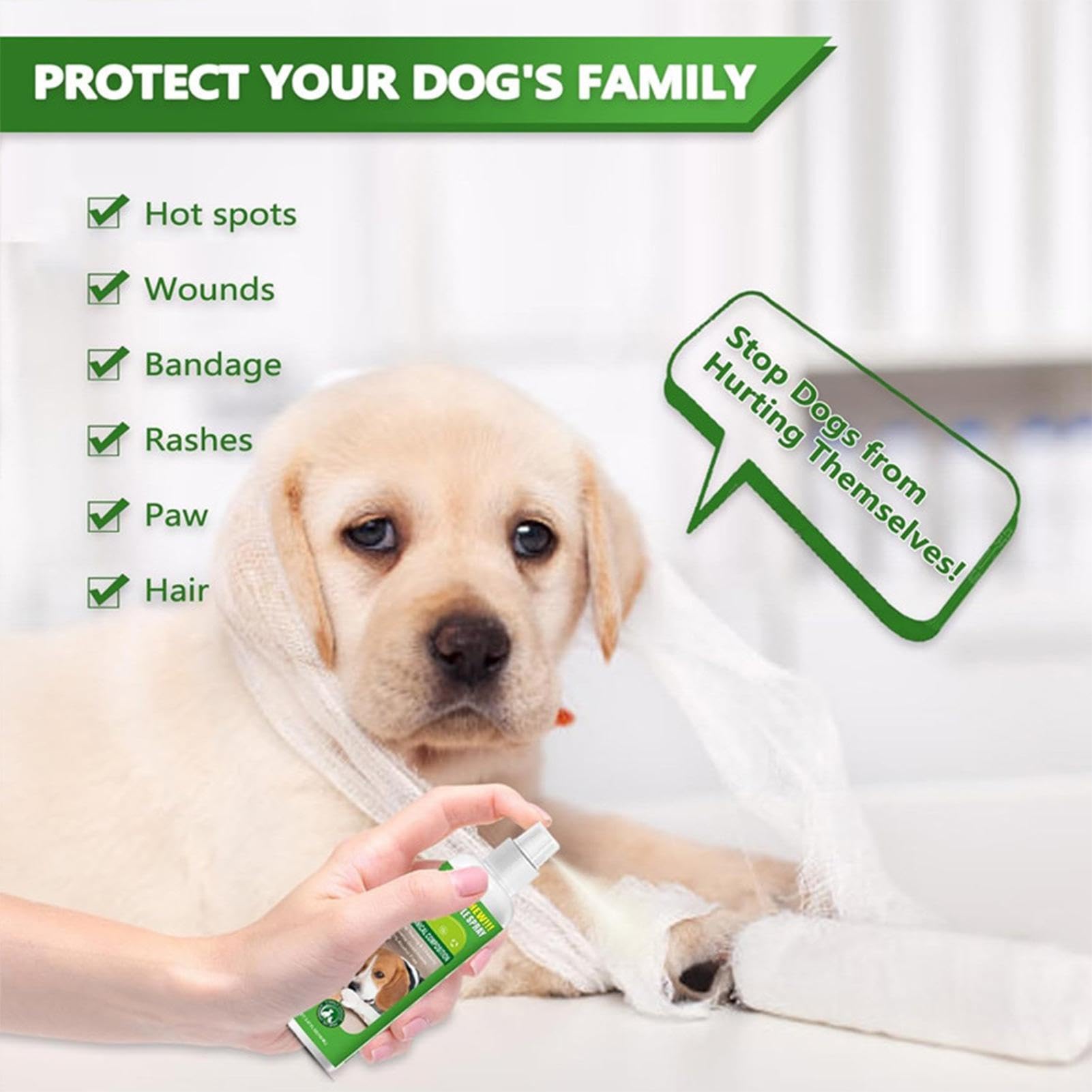 Générique Spray Anti-Mordillage pour Chiens - Brume Amère 100 ML | Spray Anti-Mastication Canin - pour Meubles De La Maison Canapé Et Divan Encadrement De Porte Cour Et Jardin Pelouse