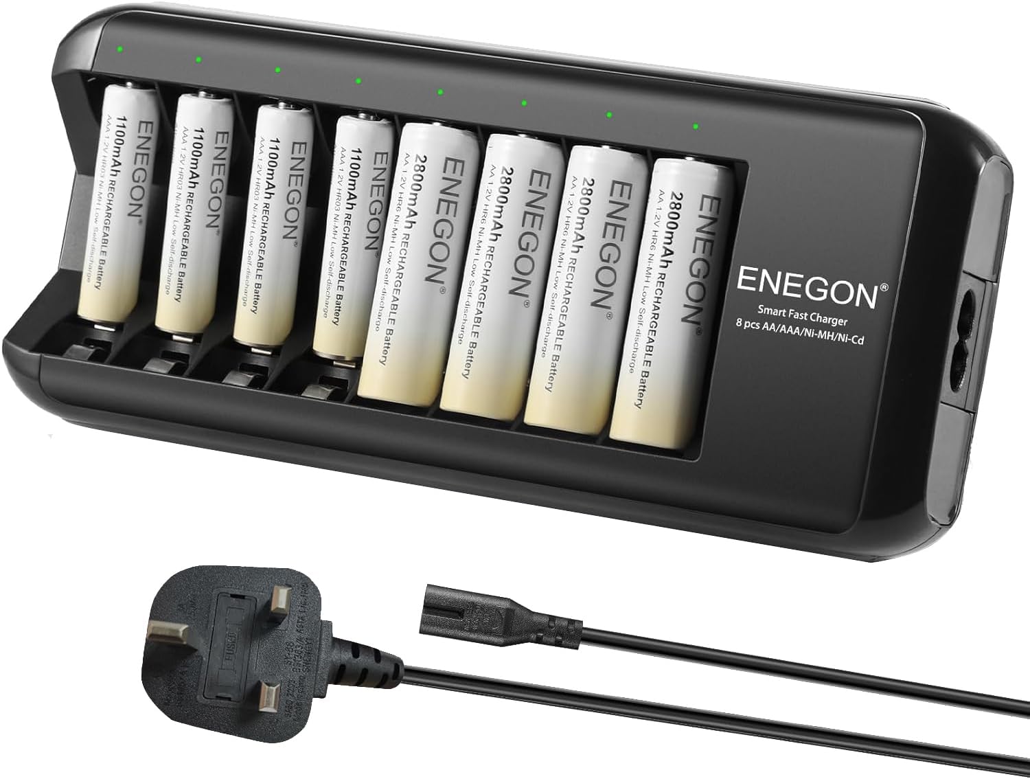 PALO 8 Slots 1.2V AA AAA Battery Charger Smart Cha... - Vicedeal - View #6