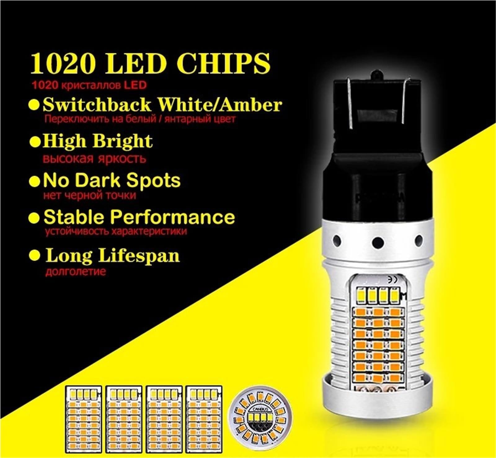 Auto Indicatori Direzione Per Ford Per Mustang 2015 2016 2017 7443 W21/5W LED Indicatori Di Direzione/Lampadine DRL E T10 W5W LED Luci Di Parcheggio 12V Laterale Indicatore
