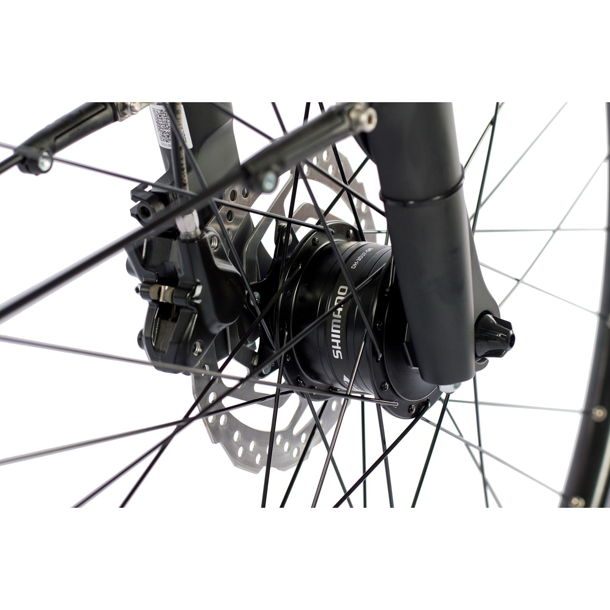 Airtracks Damen Trekking Fahrrad 28 Zoll Shimano 24 Gang ALIVIO RD-M3100 Schwarz Matt Rahmenhöhen 48cm 52cm