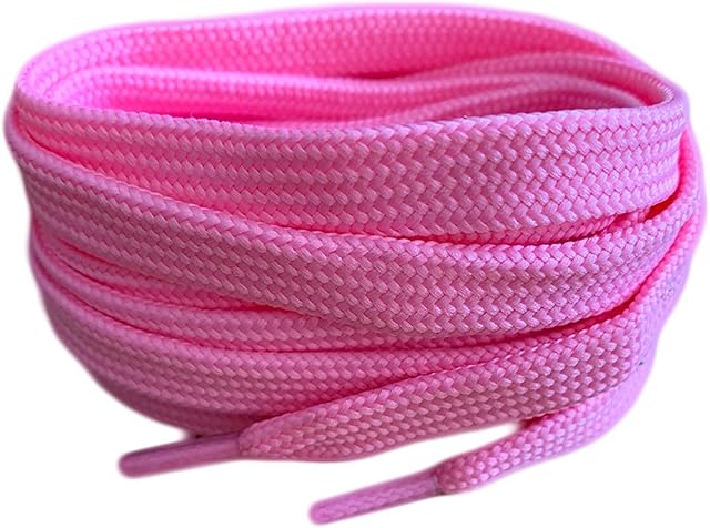 120cm / 47 Pink Smart Laces® Flat Trainer Shoe laces ideal replacement laces for adults or kids Trainer & Sneaker Shoelaces