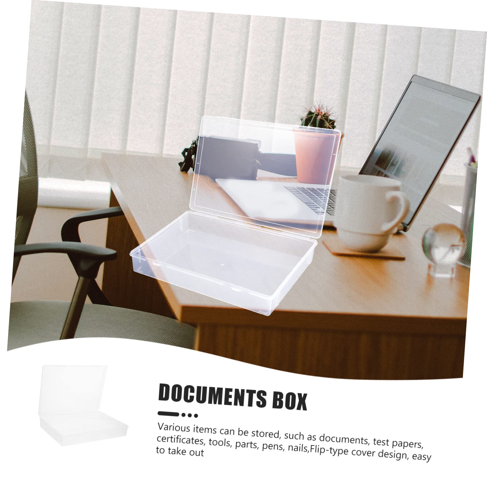 Gadpiparty Lot De 2 Organisateurs De Fichiers Transparents - Supports Magazines Et Documents Pour Bureau Moderne