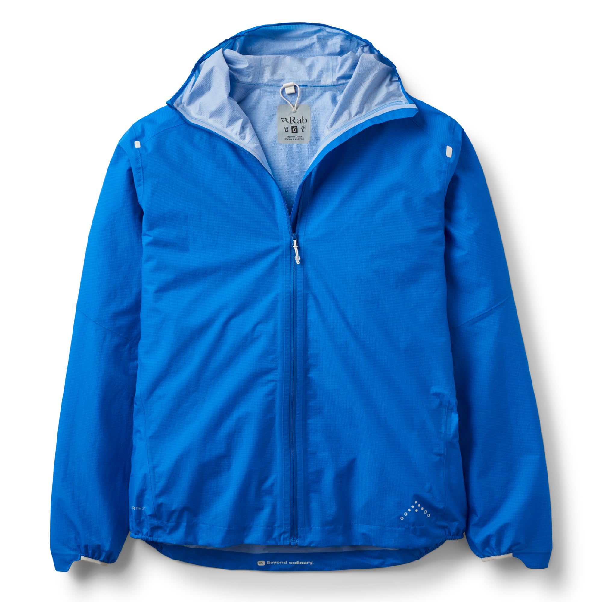 Rab Men's Maya Blue Phantom Jacket - Ultralight Waterproof Breathable Coat For Trail Running & Hiking - XX-Large