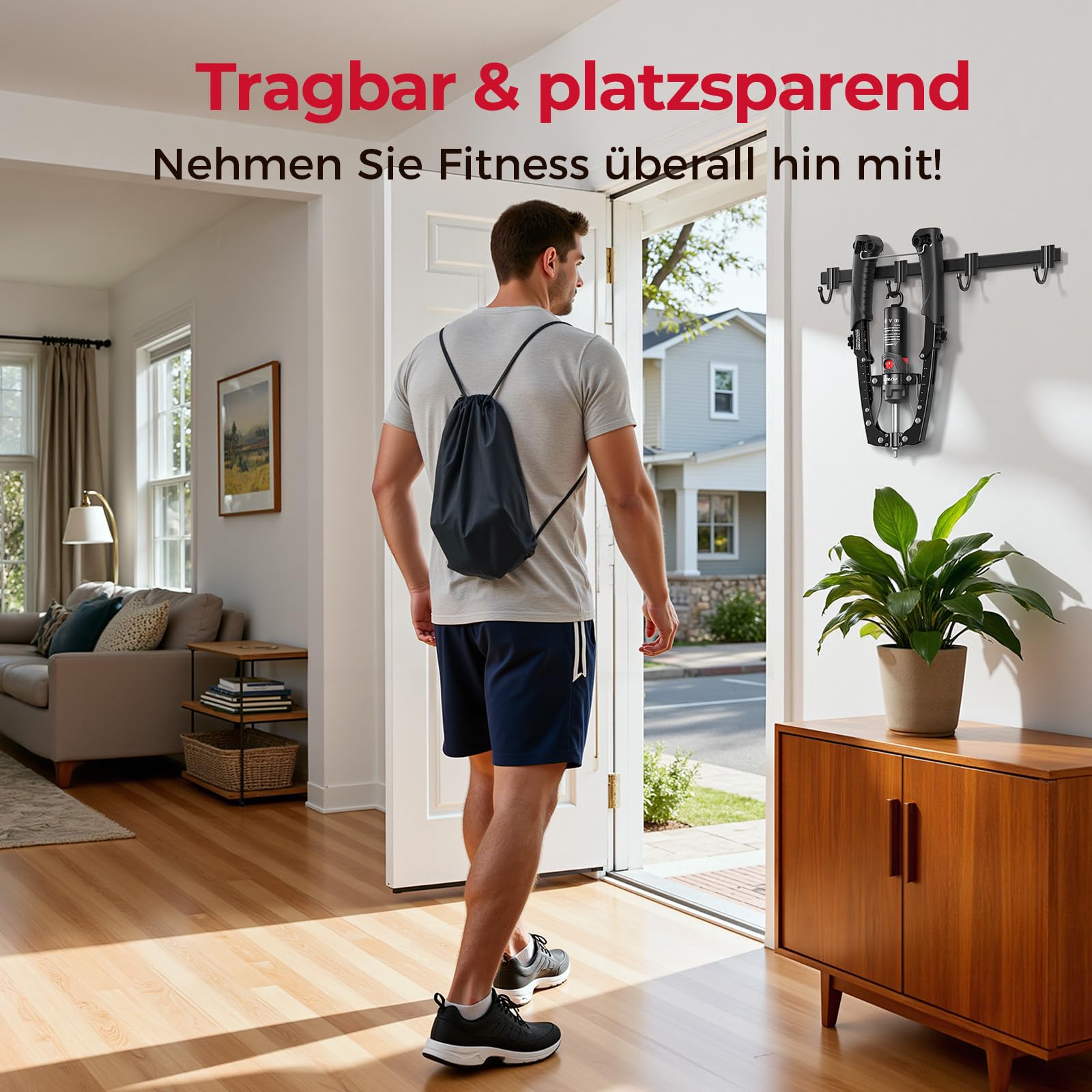 FLYBIRD Armtrainer, Brust & Armtwister & Kerntrainer, hydraulischer Power Core Twister Brusttrainingsgerät, 10 kg–200 kg für Krafttraining, 2-in-1-Brusttrainer mit Bauchroller