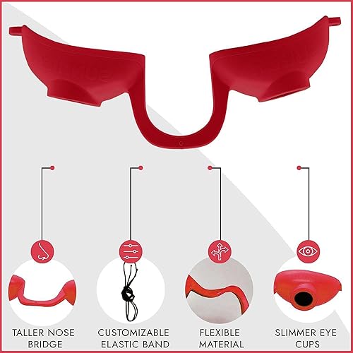 Vista 10 de Super Sunnies Flex UV Protección ocular, gafas de bronceado compatibles con la FDA, gafas de terapia de luz roja, paquete de 2 Rosado