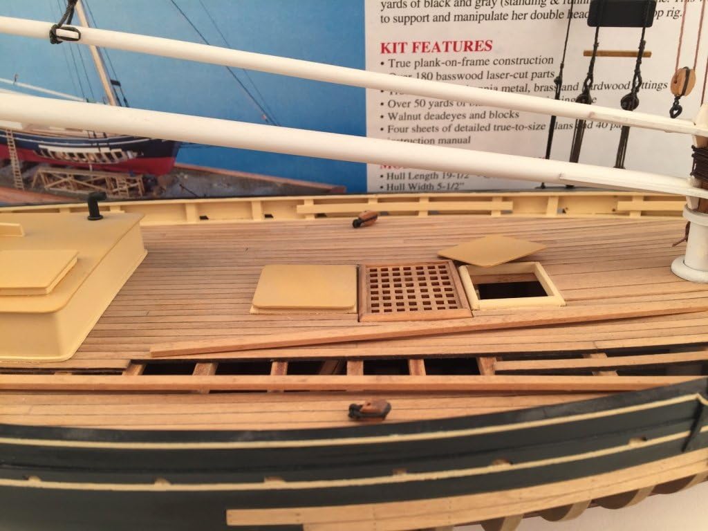 Model Shipways | Wooden Ship Model Kit | MS2150 Emma C Berry Lobster Smack 1:32 | 26.4" Wood Model Kit to Assemble