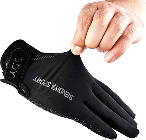 Miniatura 15 de YHT Guantes de entrenamiento, protección completa de la palma y agarre extra, guantes de gimnasio, pesca y esgrima para levantamiento de pesas,