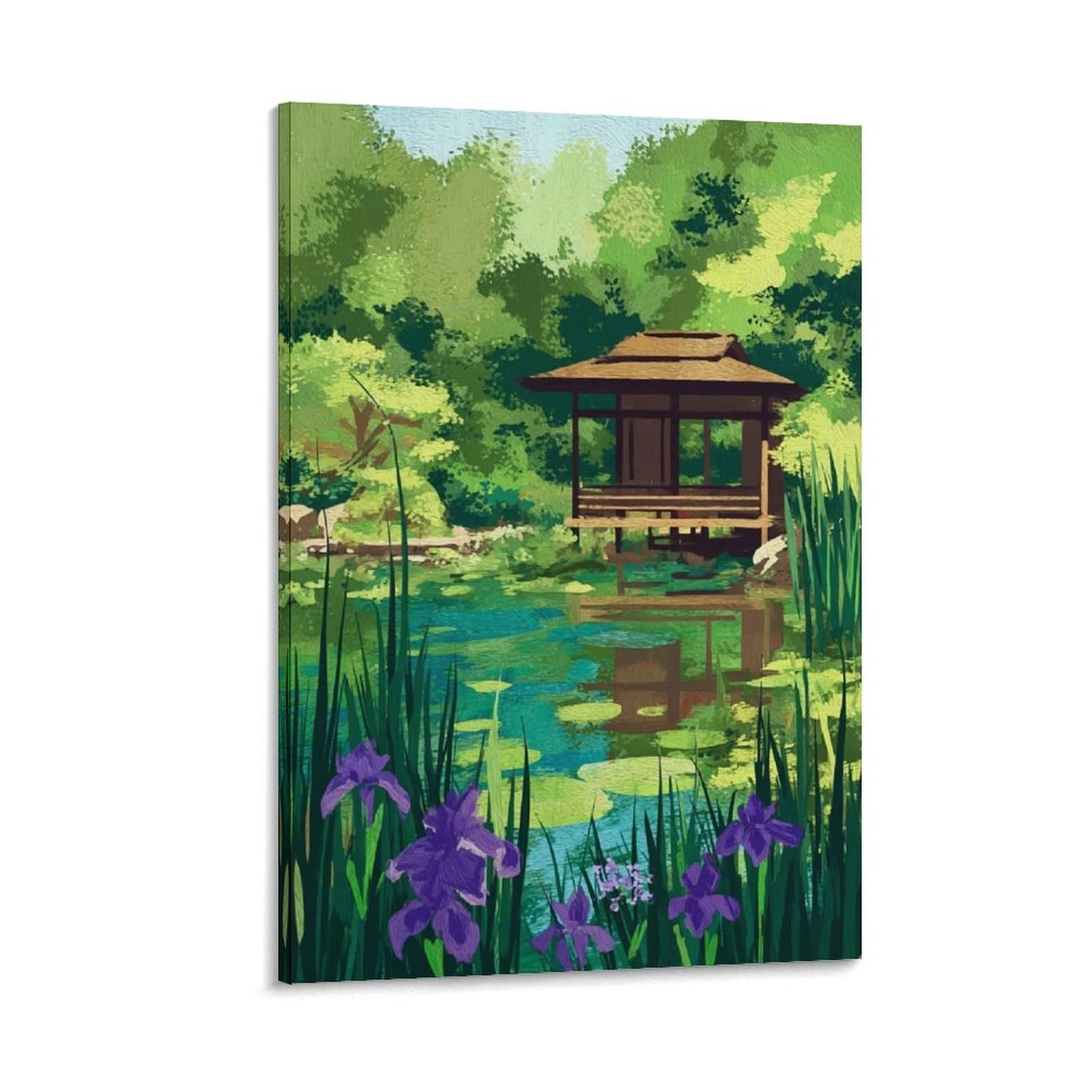ZBBGGOZ Anderson Japanese Gardens Posters 08x12inch(20x30cm) Canvas Wall Posters And Art Picture Print Modern Family Bedroom Decor