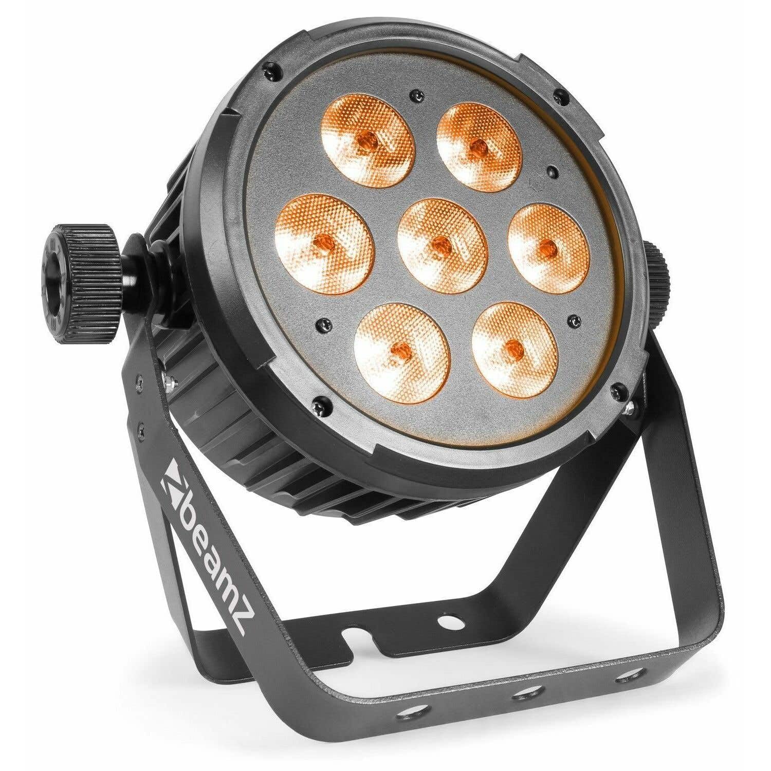 BeamZ BT280 LED Flat Par 7x10W 6-in-1 RGBAW-UV Stage Lighting Fixture
