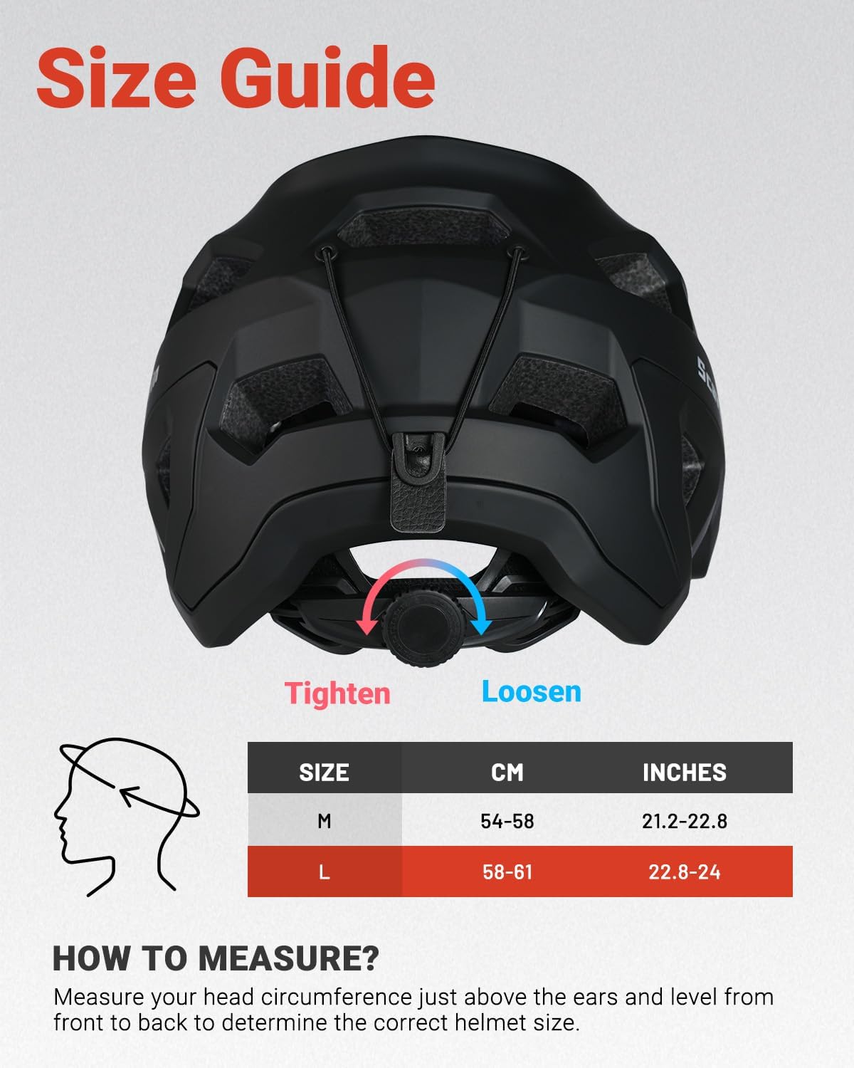 Mountain Bike Helmet for Adult, NTA 8776 E-Bike & Road Bicycle Helmet Certified Adjustable MTB Cycling for Men Women Youth Visor &Magnetic Buckle - Image 6