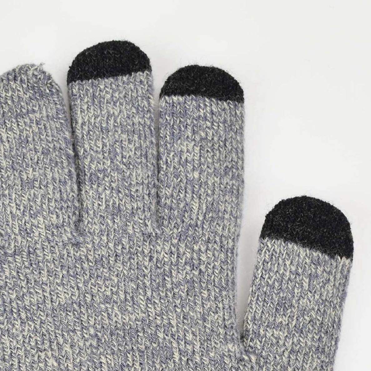 Voqeen Gorras Invierno con Bufanda y Suave Unisexo Beanie Encantador Invierno Guantes Táctiles Antideslizante 3 en 1 de Punto Sombreros Conjunto para Mujeres y Hombres Invierno Regalos(Gris)
