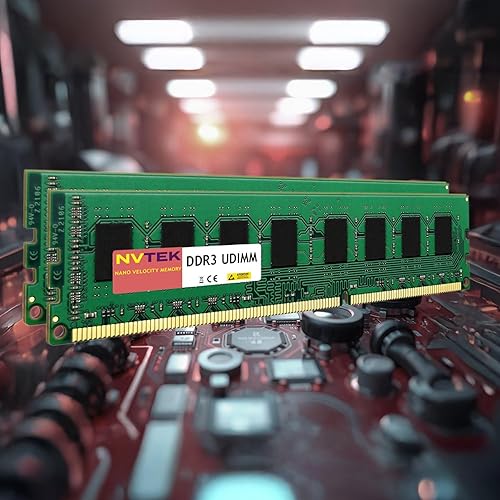 Miniatura 2 de NVTEK 16 GB (2 x 8 GB) DDR3-1600 PC3-12800 UDIMM PC de sobremesa sin ECC Actualización de memoria RAM