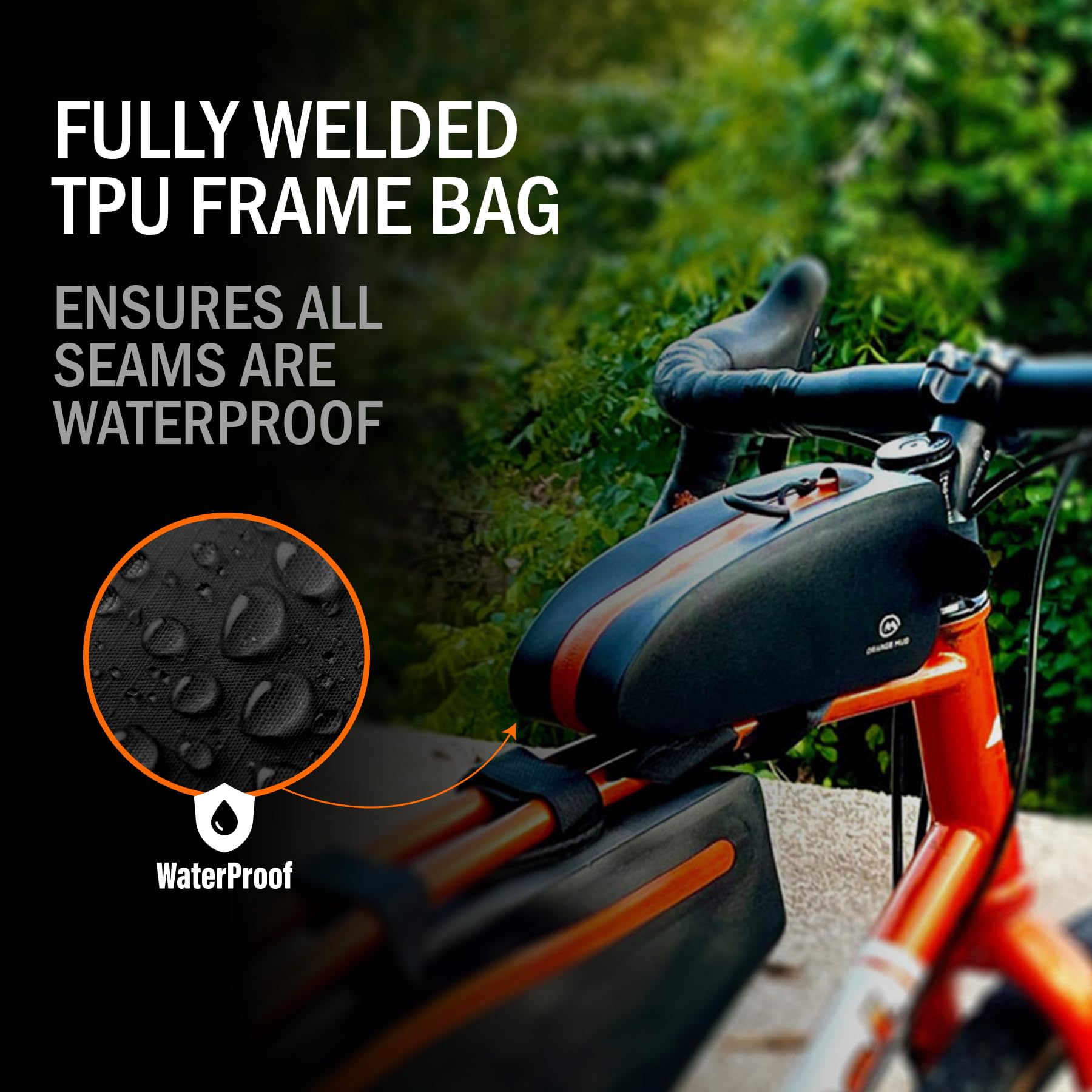 Top Tube Bike Bag Reviews Watertight Bicycles Top Tube Bag Front